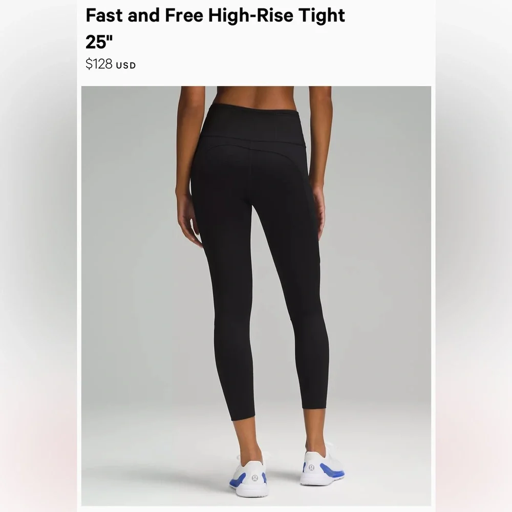 🚨🚨🚨ONE DAY ONLY SALE ! NWT Lululemon Fast and Free HR Tight 25” pockets